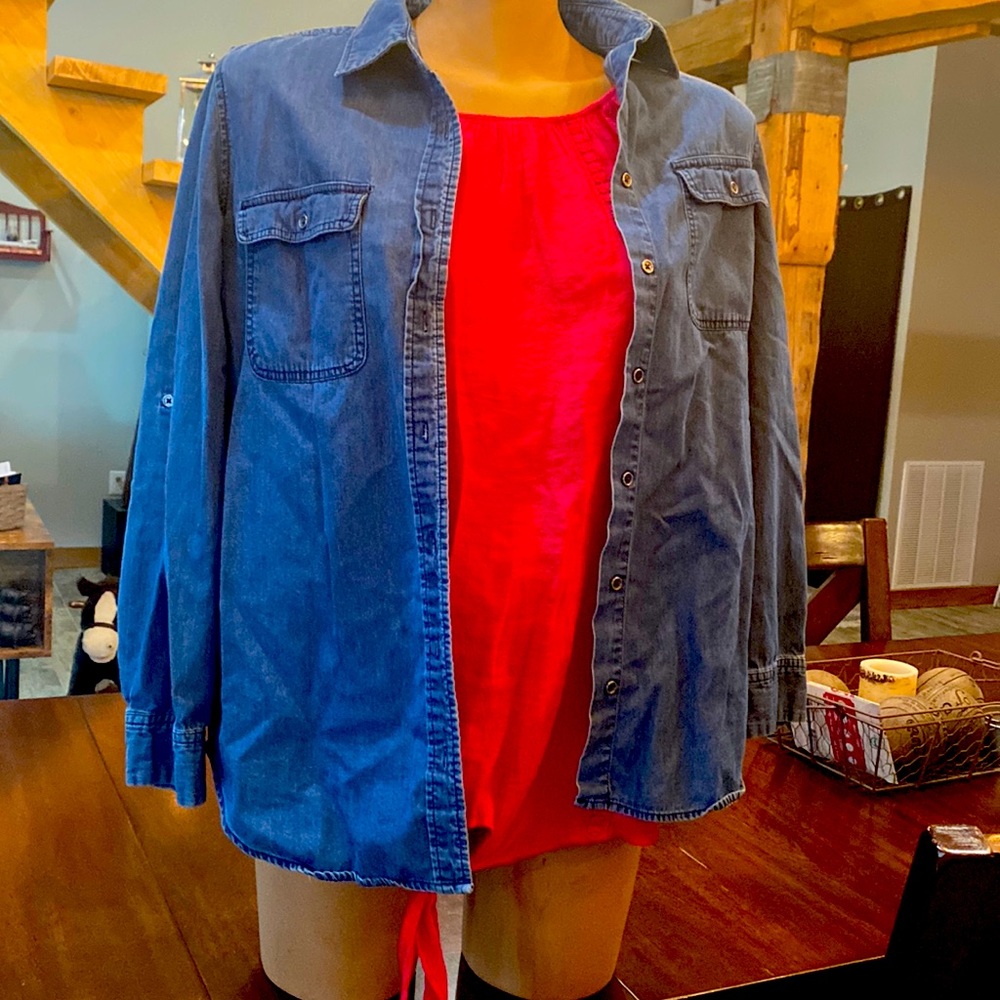 Small denim shirt